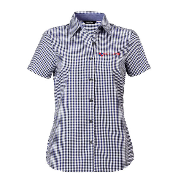 Ladies Short Sleeve Hudson - Navy/Black/White