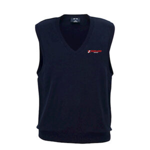 Ladies V-Neck Vest - Navy